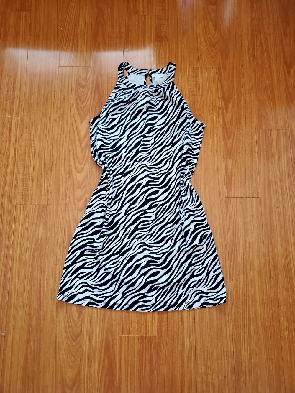 New York & Company Zebra Print Dress